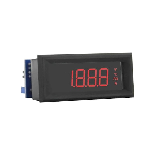 Dwyer Instruments Digital Panel Meter, 1224 Vdc Amb Blk DPMP-501